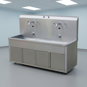 Station de lavage, séchage et désinfection automatique 3-en-1 en acier inoxydable 304 de qualité pharmaceutique pour salles blanches et laboratoires - Product Image 6