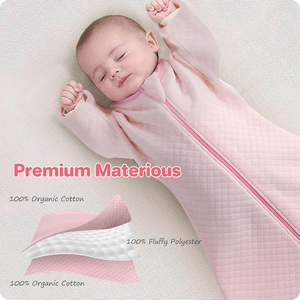 Sacs de couchage d'<span class=keywords><strong>hiver</strong></span> pour bébé de qualité supérieure, personnalisés, lavables, 3-36 <span class=keywords><strong>mois</strong></span>, avec manches longues - Product Image 6