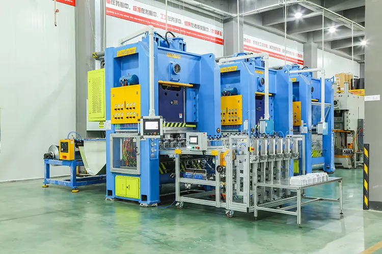 China supplier of large automatic multi-cavity mold aluminum foil container high-speed making machine