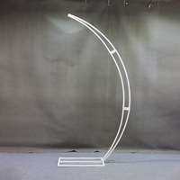 Arche de mariage de luxe LANJO, structure en fer robuste, support pour suspension de lustre, crochet de fond