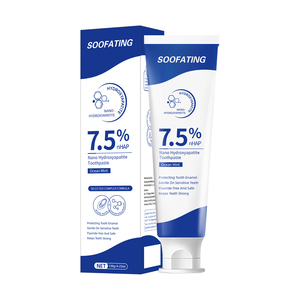 Usine en gros Nano Hydroxyapatite <span class=keywords><strong>dentifrice</strong></span> pour pour <span class=keywords><strong>Amazon</strong></span> Offre Spéciale 7.5% Concentration blanchiment des dents haleine fraîche pour la gomme - Product Image 1