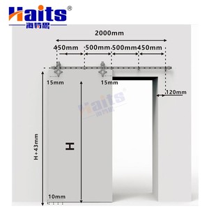 Système de rail coulissant robuste pour portes en bois - Product Image 6