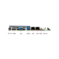 Mainboard Intel dengan N100 N97 N95 Dual Lan DDR4 Tanpa Kipas 12V HD2.0 Dilengkapi CPU