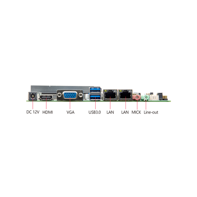 Main Board In-tel Motherboard with N100 N97 N95 Dual Lan DDR4 Fanless 12V HD2.0 Mainboard with Cpu