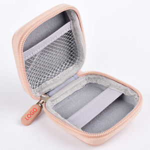 Étui pour <span class=keywords><strong>écouteur</strong></span>s <span class=keywords><strong>sans</strong></span> <span class=keywords><strong>fil</strong></span> bluetooth, housse imperméable et résistante aux chocs avec mousqueton, organisateur de voyage électronique, étui pour chargeur - Product Image 4