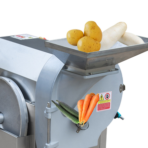 Điện thép không gỉ hạt tiêu cà rốt hành tây khoai tây gừng Slicer băm nhỏ cắt thái hạt lựu Máy cắt - Product Image 4