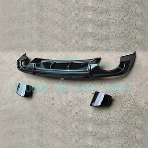 Difusor Trasero Estilo KB con Tubo de Escape para RS3, Compatible con <span class=keywords><strong>A3</strong></span> S3 Versión Sedán y Hatchback Sin <span class=keywords><strong>S</strong></span>-<span class=keywords><strong>line</strong></span> <span class=keywords><strong>2017</strong></span> 2018 2019 - Product Image 3