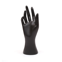 Pas cher Femme Noir En Plastique Mannequin Main Titulaire Gant Anneau Bracelet Bijoux Affichage Mains