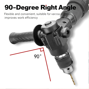 <span class=keywords><strong>Perceuse</strong></span> électrique à main de qualité industrielle avec dispositif <span class=keywords><strong>d</strong></span>'<span class=keywords><strong>angle</strong></span> multi-<span class=keywords><strong>angle</strong></span>, outil de perçage à percussion à <span class=keywords><strong>angle</strong></span> de 90 degrés - Product Image 3