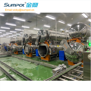 Linea di scarico di carico del sacchetto di sterilizzazione della storta completamente automatica per i pasti pronti - Product Image 4