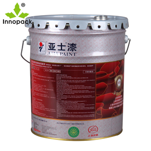 Seau métallique conique <span class=keywords><strong>de</strong></span> <span class=keywords><strong>20</strong></span> <span class=keywords><strong>litres</strong></span> (5 gallons) avec bec verseur et couvercle, idéal pour la peinture, l'huile et la graisse - Vente en gros - Product Image 4