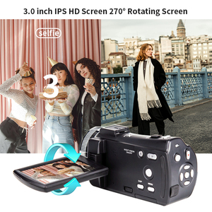 Digital Camcorder with IR Night Vision 1080P Full HD 30MP Photo 3 Inch Flip Screen for Selfie DIS Anti Shake Vlog <strong>Camera</strong> - Product Image 4