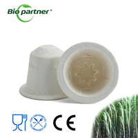 Offre Spéciale compostables jetables 15ml K tasse canne à sucre bagasse dosettes de café expresso capsules de café vides