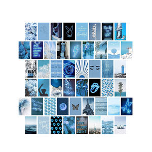 Image personnalisée 4x6 pouces <span class=keywords><strong>rose</strong></span> <span class=keywords><strong>Photo</strong></span> 50pcs cartes affiches papier mur Collage Kit pour la décoration de la chambre - Product Image 3