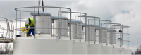 Collecteur de poussière pour silo à ciment R03 avec cartouches filtrantes W033PPEV pour centrale à béton