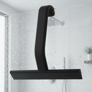 Escobilla <span class=keywords><strong>de</strong></span> Ducha Colgante <span class=keywords><strong>de</strong></span> Silicona <span class=keywords><strong>de</strong></span> una Pieza con Gancho Integrado <span class=keywords><strong>de</strong></span> 25 cm, Negra - Product Image 1