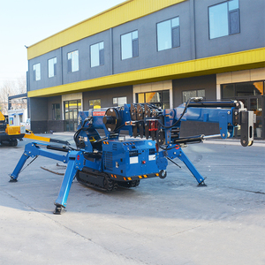 Mini-grue araignée sur chenilles à flèche télescopique télécommandée pour toiture, prix - Product Image 4
