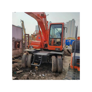 Excavatrice sur pneus populaire DOOSAN DH140W-7, excellente machine DOOSAN DH140W d'occasion, pelle sur pneus DH150W DH160W de haute qualité - Product Image 1