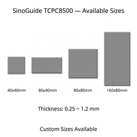 TCPC8500 8.5W/m.k Bahan Perubahan Fasa Termal PCM Kinerja Tinggi PTM850 Alternatif untuk Pendinginan CPU GPU