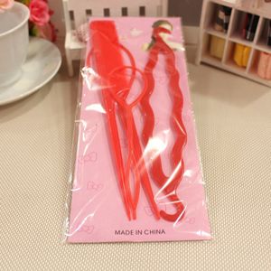 Hair <b>Threading</b> <b>Tool</b> Set Plastic Resin U Shape For Women Hair Bun Styling Made In China - Product Image 1