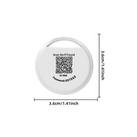 Traceur GPS intelligent anti-perte 2025, mini, en plastique, étanche IP68, autonomie 1 an, Bluetooth/NFC, pour voiture, enfants, animaux, Android/iOS Find