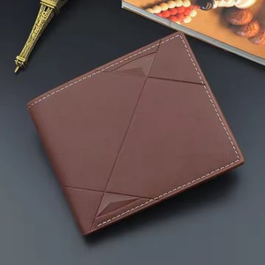 2025 New Style Embossed PU Leather Thin Short <strong>Wallet</strong> <strong>for</strong> <strong>Men</strong>,Male Super <strong>Cheap</strong> Two Folds Card Holder Case Money Purse - Product Image 4