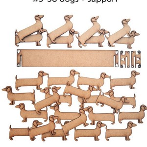 Ensemble de bobines d'animaux en bois sculpté à la main exclusif Nouveau modèle de canette de station indépendante Gravure écologique Bobine d'animaux peints - Product Image 3