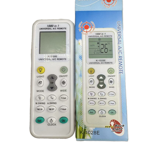 Smart Universal LCD Display Remote Control for Home Use 1000-In-1 Fixed Code RF Wireless AC Installation