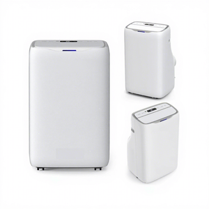 Portable Air Conditioner Unit White <b>Moving</b> Air Cooler with Remote Control Drain Pump Cooling/Heating up 11,899 BTU/h for Hotel - Product Image 2