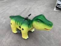 Trottinette électrique animatronique dinosaure à monnayeur pour enfants, modèle de parc d'attractions, trottinette dinosaure pour centre commercial
