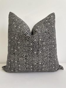 Taie d'oreiller en lin à pois noir-blanc motif élégant pour <span class=keywords><strong>canapé</strong></span> salon décor moderne maison mise à niveau Look <span class=keywords><strong>tendance</strong></span> - Product Image 4