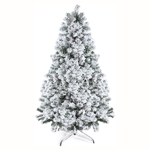 Cây Giáng Sinh Nhân Tạo Bán Chạy Từ Mỹ 5/6/7/7/<span class=keywords><strong>8</strong></span>/9 Cây Tuyết Đổ Xô Kèm Đồ Trang Trí Hình Nón Thông - Product Image 5