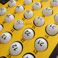 Jeu de bingo, lot de boules de bingo