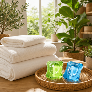 Plant Based Eco Friendly <b>Laundry</b> Detergent Pods Single Chamber Pods Concentrated Washing Liquid Capsules Factory OEM - Product Image 4