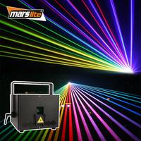 Lumière laser DJ Marslite RGB pleine couleur, lumière laser pour mariage, ILDA 10W, lumière laser pour scène, concert, discothèque, bar, lumière laser animée