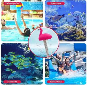 Animaux Flottant piscine et <span class=keywords><strong>spa</strong></span> Rouge <span class=keywords><strong>Flamants</strong></span> <span class=keywords><strong>Roses</strong></span> En Plastique Piscine Thermomètres - Product Image 6