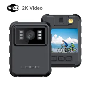 New Arrival 2K Body Worn Camera Wifi Portable Mini Battery Video Camcorders Law Enforcement Body Camera Recorder