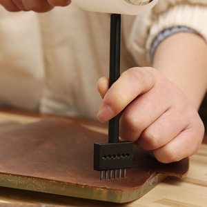 3 Cái/bộ 4Mm Pitch 2/4/6 Prong Leathercraft Công Cụ Đục Lỗ Khoảng Cách Thủ Công Vòng Hàng Lỗ Công Cụ Đục Lỗ - Product Image 4