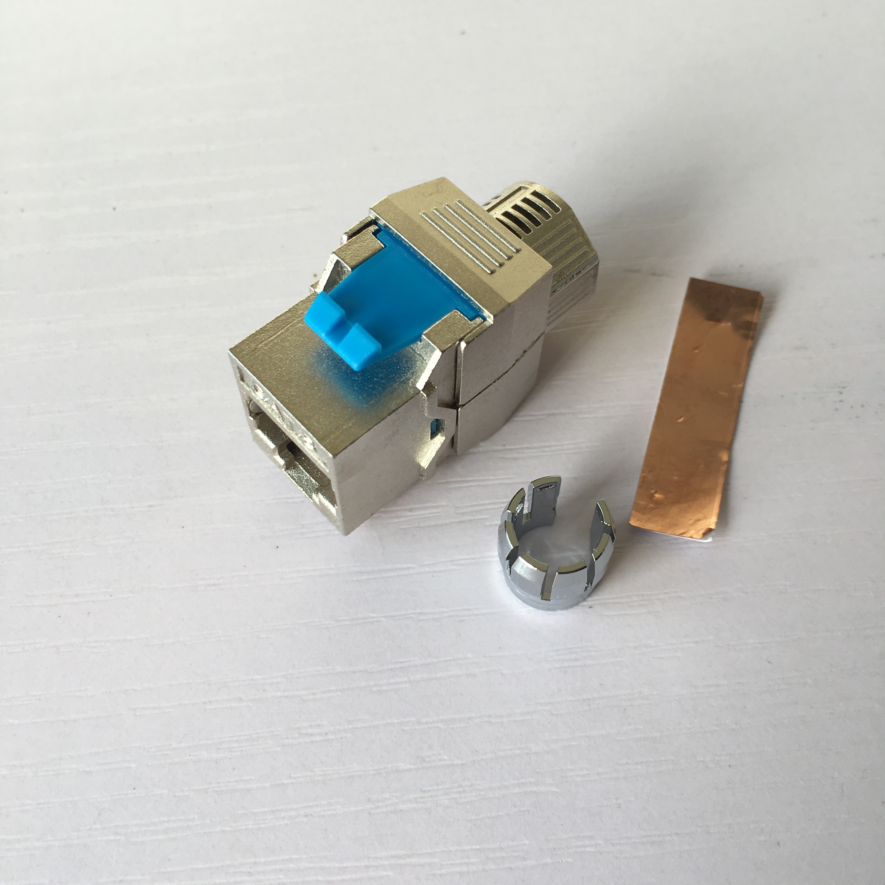 Сетевой разъем Keystone Jack RJ45 Cat.8, модуль Keystone, экранированный для кабеля Cat8, PINNUO