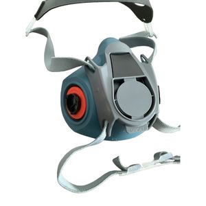 Máscara de Media Cara de Silicona Reutilizable Personalizada 6200, Respirador Táctico <span class=keywords><strong>Anti</strong></span> <span class=keywords><strong>Radiación</strong></span> <span class=keywords><strong>Nuclear</strong></span> - Product Image 1