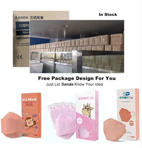 للبيع بالجملة أقنعة وجه زرقاء kf94للبالغين والأطفال 10-يمكن التخلص منها مصنوعة في كوريا KF94 صانع - Product Image 3