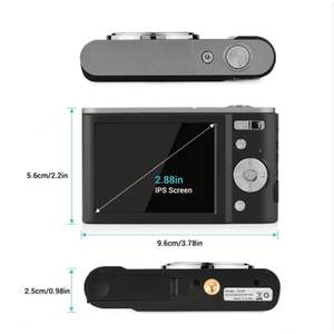 Mini appareil photo instantané pour enfants, grand angle 180°, écran 2,8 pouces, numérique 4K/720P/1080P Full HD pour jeux de photographie pour enfants - Product Image 1