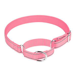 Accesorio para mascotas, <span class=keywords><strong>Collar</strong></span> ajustable de nailon para mascotas Martingale para perros grandes, <span class=keywords><strong>Collar</strong></span> de entrenamiento de estrangulación para perros de nailon reflectante fuerte personalizado - Product Image 3
