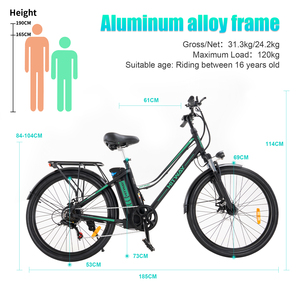 Vente en gros de scooter à batterie au lithium <span class=keywords><strong>vélo</strong></span> <span class=keywords><strong>électrique</strong></span> de ville 25 km/h entrepôt européen roue <span class=keywords><strong>26</strong></span> pouces <span class=keywords><strong>vélo</strong></span> <span class=keywords><strong>électrique</strong></span> pour adultes - Product Image 6