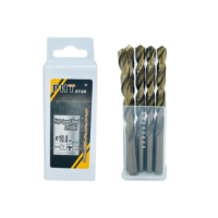 Foret de centrage PHT STAR HSS 4241 PHT 4241, lot de 5 pièces, DIN338, 10 mm, queue droite, pour perçage rapide du métal