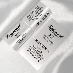 उच्च गुणवत्ता वाले कस्टम कार्बनिक कपड़ा टैग कपड़े लेबल कपड़े के लिए बुने लेबल - Product Image 4