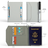 Porte-passeport et porte-cartes de luxe personnalisés pour cadeaux d'entreprise promotionnels en gros