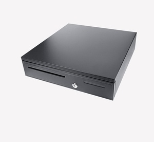 Cajón de efectivo 405B Cajón de efectivo de tres niveles con cinco compartimentos Cajón de efectivo de supermercado con cerradura Se puede usar de forma independiente - Product Image 4