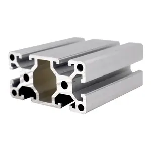 LANGLE 6063-T5供应4040工业铝合金型材t型槽v型槽铝挤压40*40铝型材