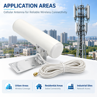 Antenne externe 4G LTE FEIYIXUN 698-2700 MHz pour connecteur mâle, polarisation verticale 230 mm, gain 12dBi, cellulaire